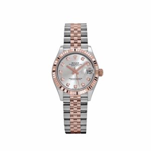 Rolex Datejust 31 278271 'Ladies' Stainless Steel Rose Gold Silver Diamond Dial