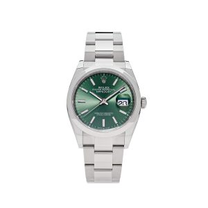Rolex Datejust 36 126200 Stainless Steel Green Dial Oyster