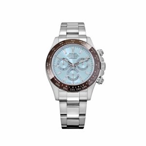 Rolex Daytona 116506 Platinum Ice Blue Baguette Diamond Dial