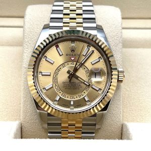 rolex-sky-dweller-42-stainless-steel-yellow-gold-champagne-dial-326933-rolex-40270950957300